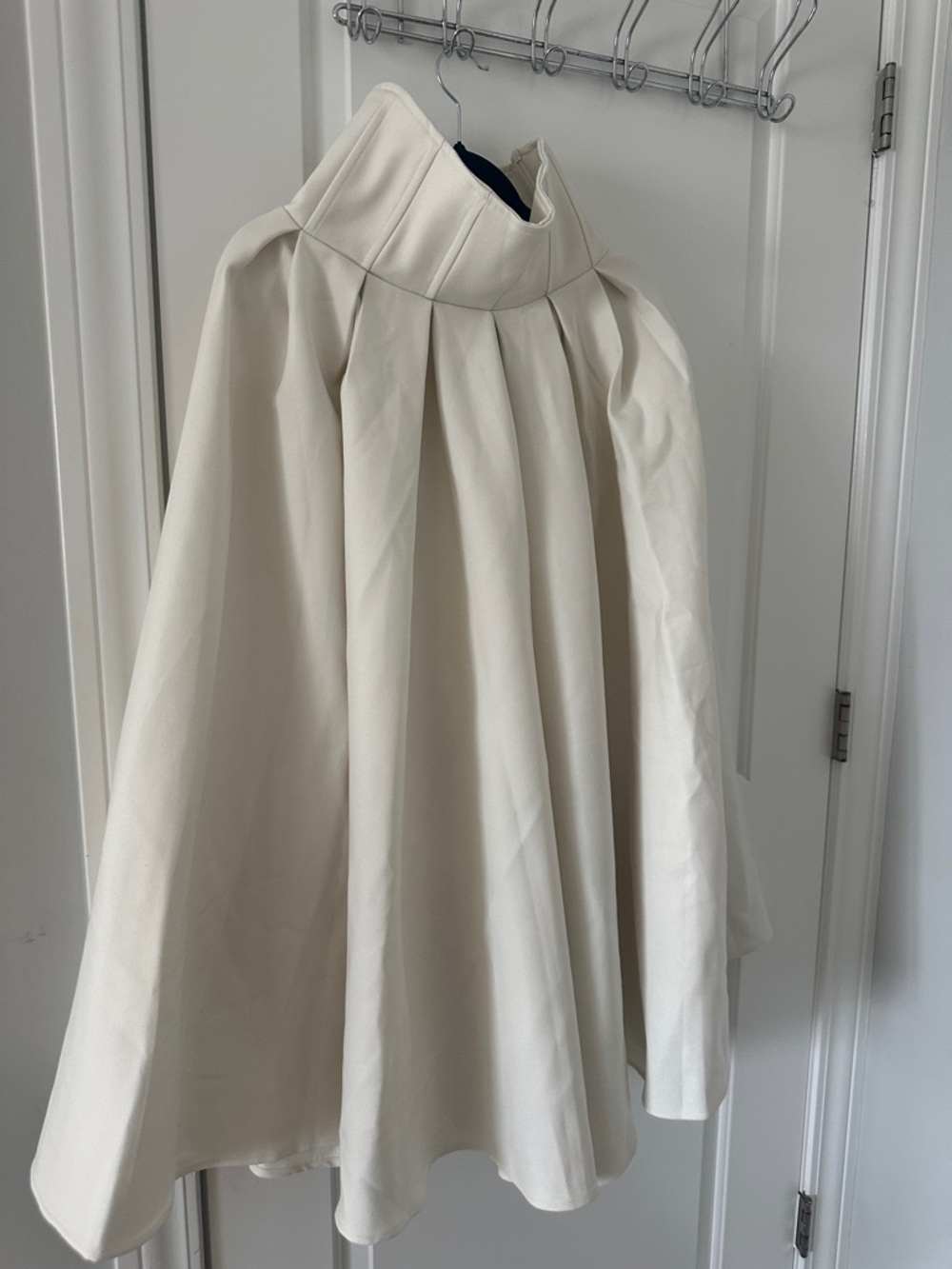 Cream Two-Piece Pleated Skirt with Jacket - Picture 7 of 9